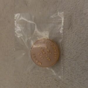 New Burberry Lapel Pin 'Maybe It's Because I'm A Londoner'